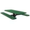 Single Post Mount Rectangle Expanded Metal Picnic Table Single Post Mount Rectangle Expanded Metal Picnic Table